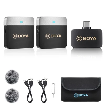 BOYA BY-M1V Series Wireless Lavalier Microphone