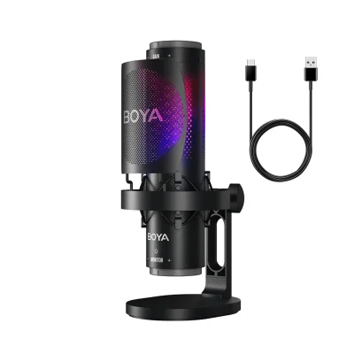 BOYA K9 Vibrant Lighting Condenser USB Microphone