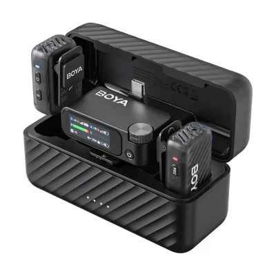 Boya BOYAMIC 2-01 Professional-Grade Microphone With 2 Lavalier Mic