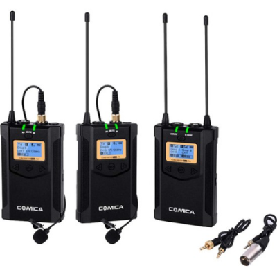 Comica Audio CVM-WM100 PLUS 2-Person Wireless Microphone System