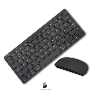 Mini Wireless Keyboard & Mouse Combo-Black