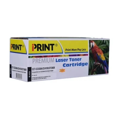 IPRINT CC530A/CE410X/CF380X Compatible Black Toner Cartridge